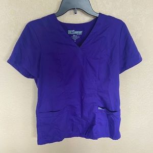 Purple Grey’s Anatomy Scrub Top